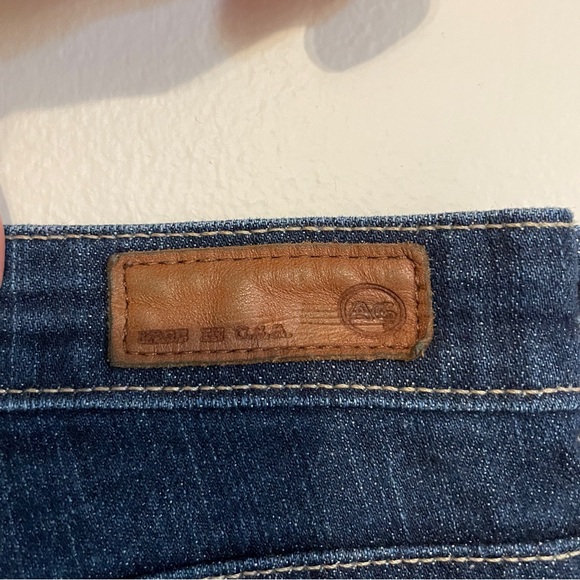 Adriano Goldschmied | Dark Wash Cigarette Leg "The Stilt" Denim Jeans 31 Regular - Picture 6 of 7